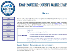 Tablet Screenshot of eastboulderwater.com